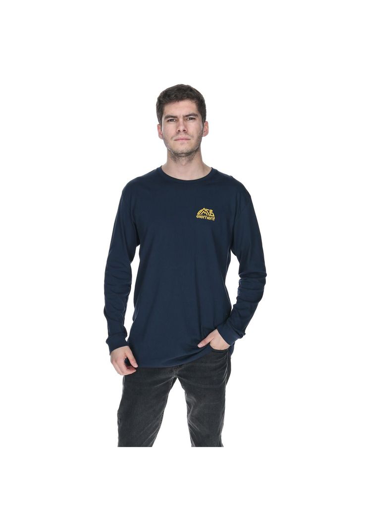 Polera M/L Hombre Burkett Polera Azul-0