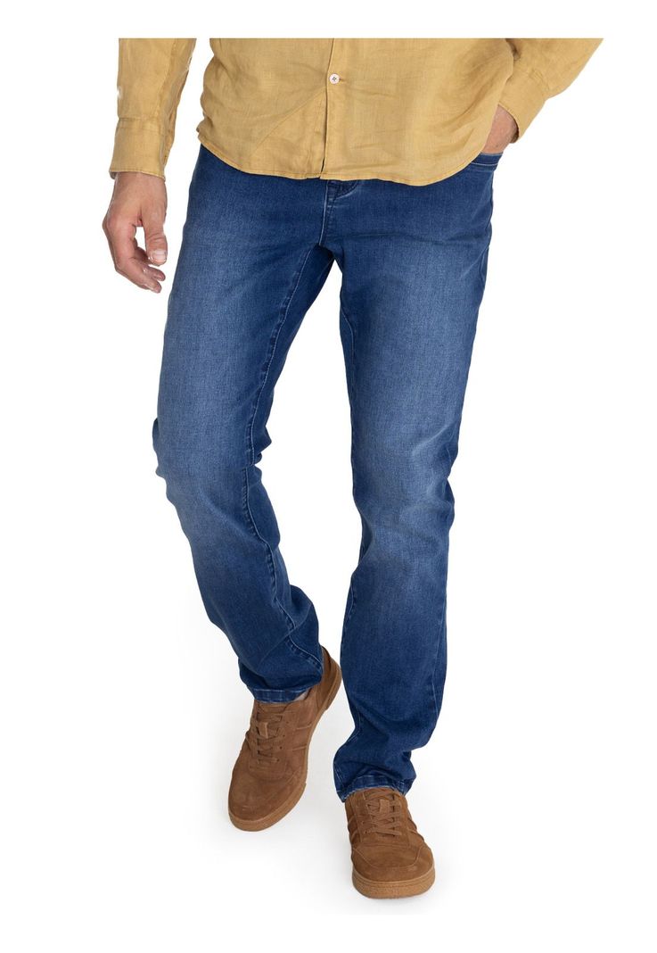 Jeans Algodón Orgánico Azul Bari Hombre -5