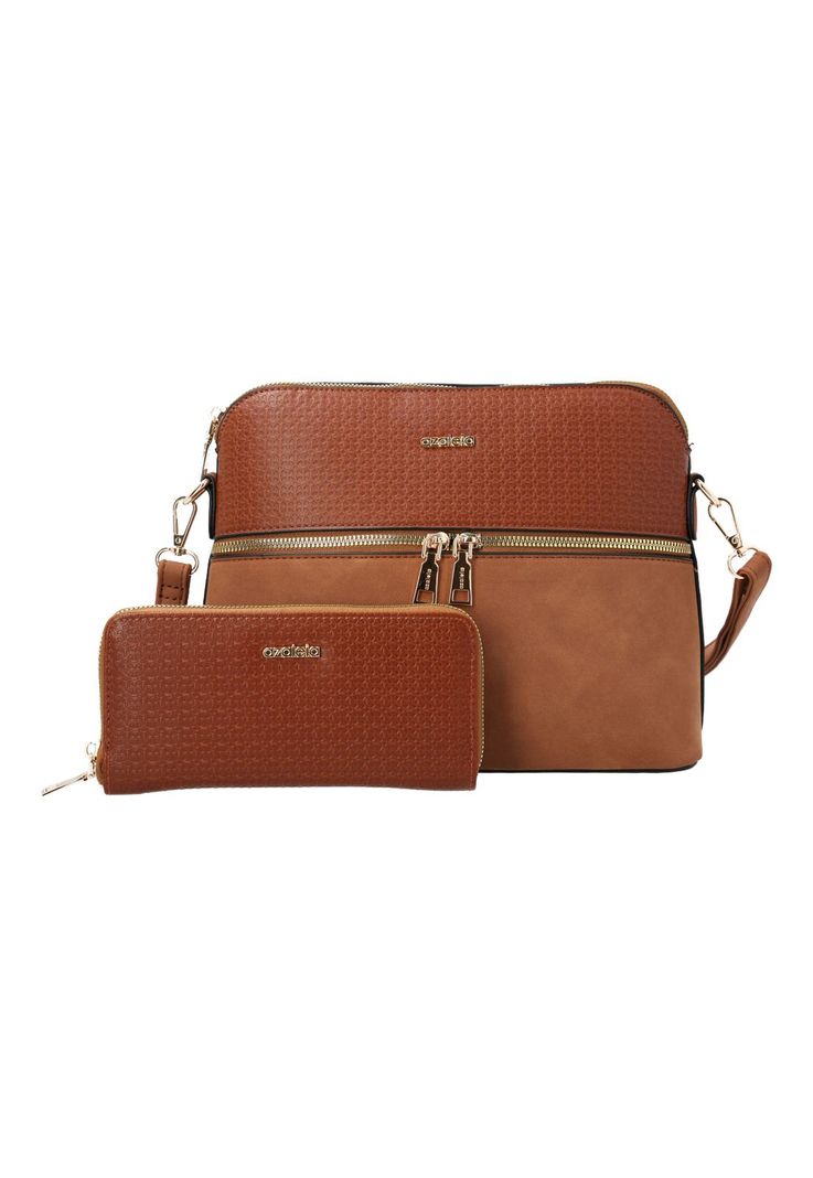 Carteras Castello Cross Mujer Café-3
