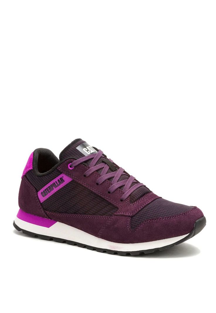 Zapatilla Cuero Mujer Ventura Tweed Berenjena-0