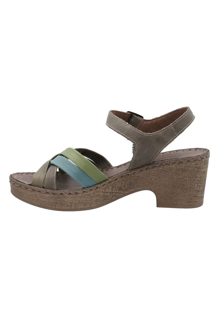 Sandalia Cuero Mujer Dalia Verde -4