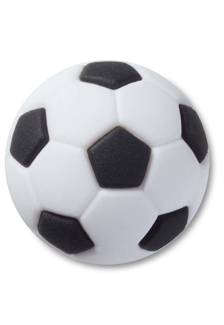 Jibbitz Crocs Balón De Fútbol Blanco-0