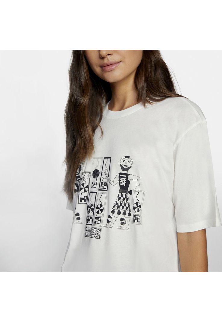 Polera M/C Mujer Leines Tribe Ss Blanco-2
