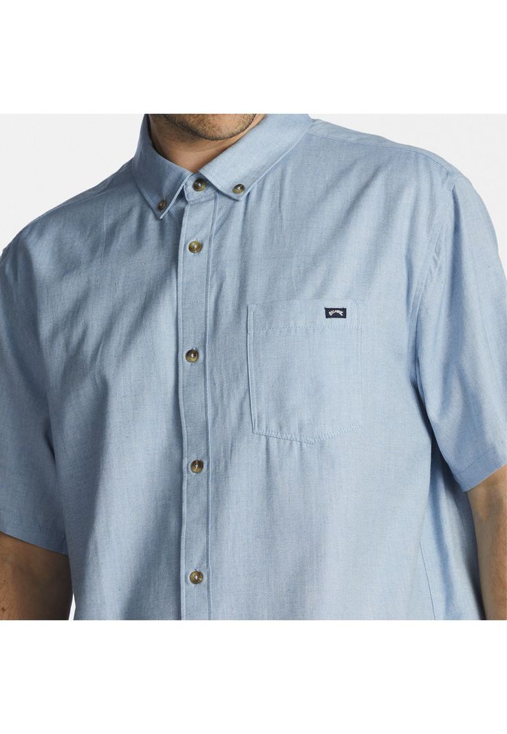 Camisa M/C Hombre All Day M Wvtp Celeste-4