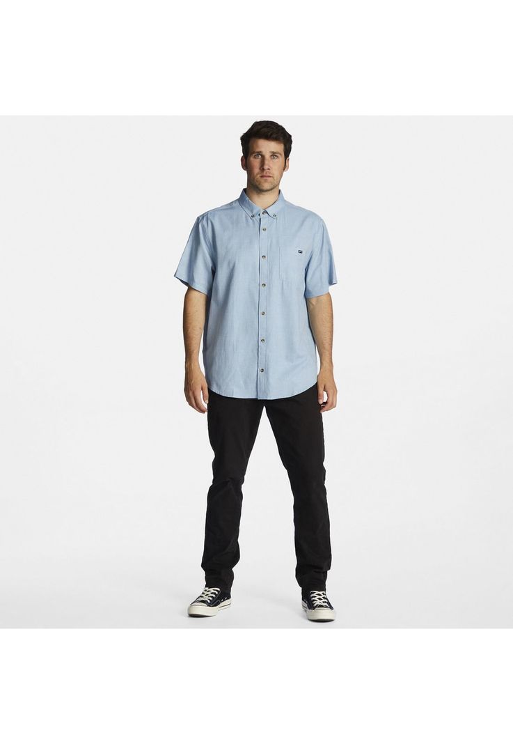 Camisa M/C Hombre All Day M Wvtp Celeste-5