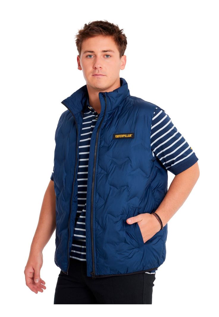 Chaqueta Sin Manga Hombre Bonded MW Ins Vest Azul-1