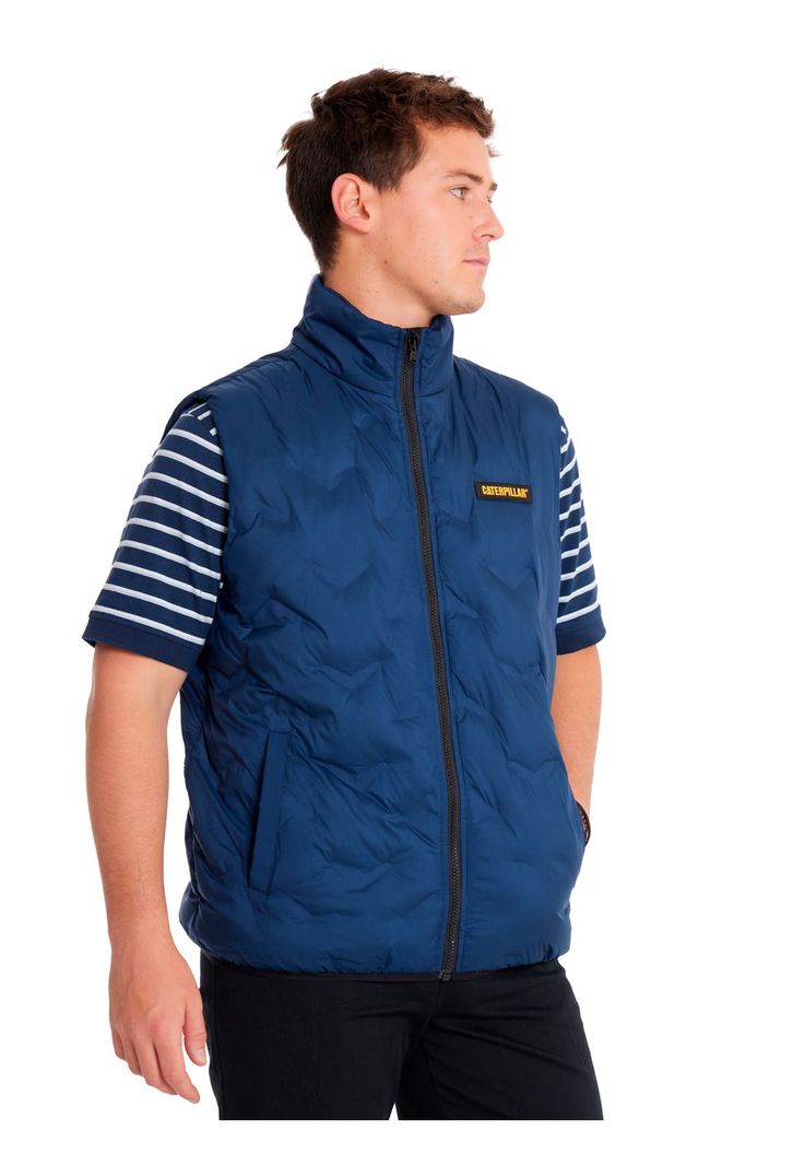 Chaqueta Sin Manga Hombre Bonded MW Ins Vest Azul-4