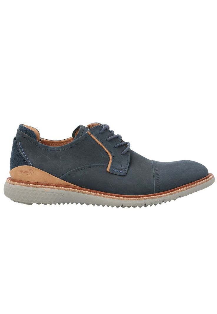 Zapato Cuero Hombre Ranun Azul -0