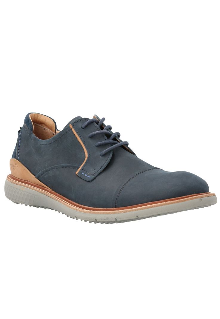Zapato Cuero Hombre Ranun Azul -1