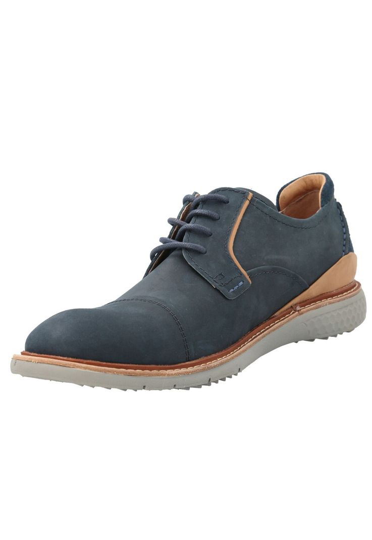 Zapato Cuero Hombre Ranun Azul -3