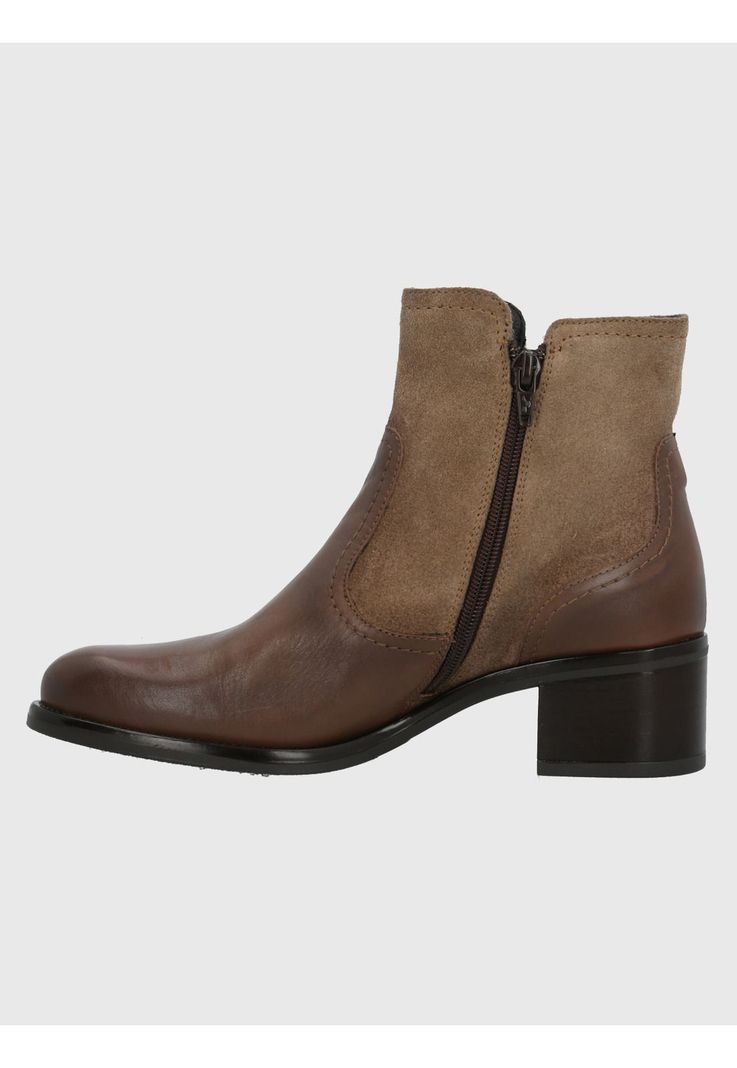 Botín Cuero Mujer Ellee Taupe-5