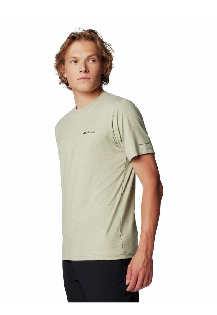 Polera Hombre Tech Trail Crew Neck Verde-1
