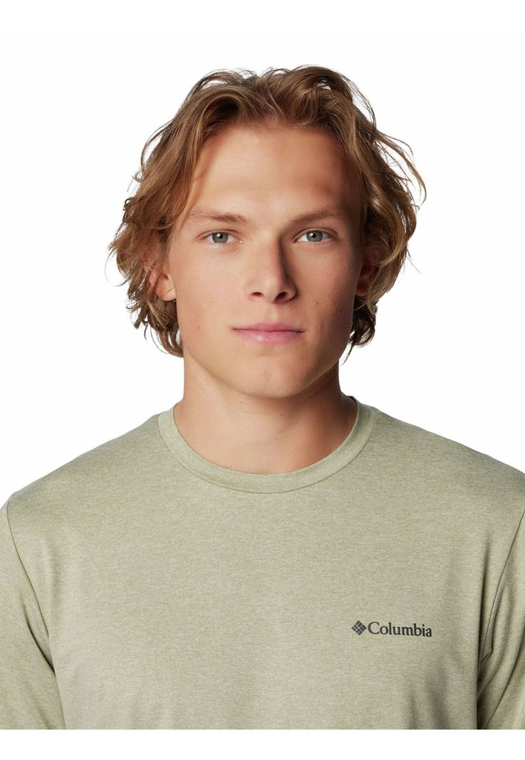 Polera Hombre Tech Trail Crew Neck Verde-3