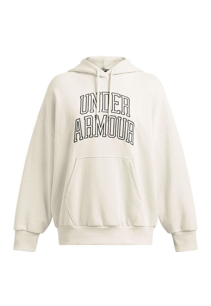 Polerón Oversize UA Icon para mujer Blanco-0