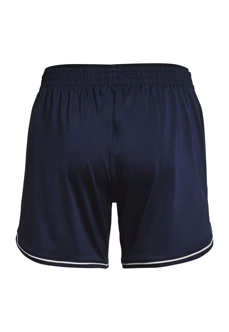 Shorts UA Knit para Mujer Azul Marino-1