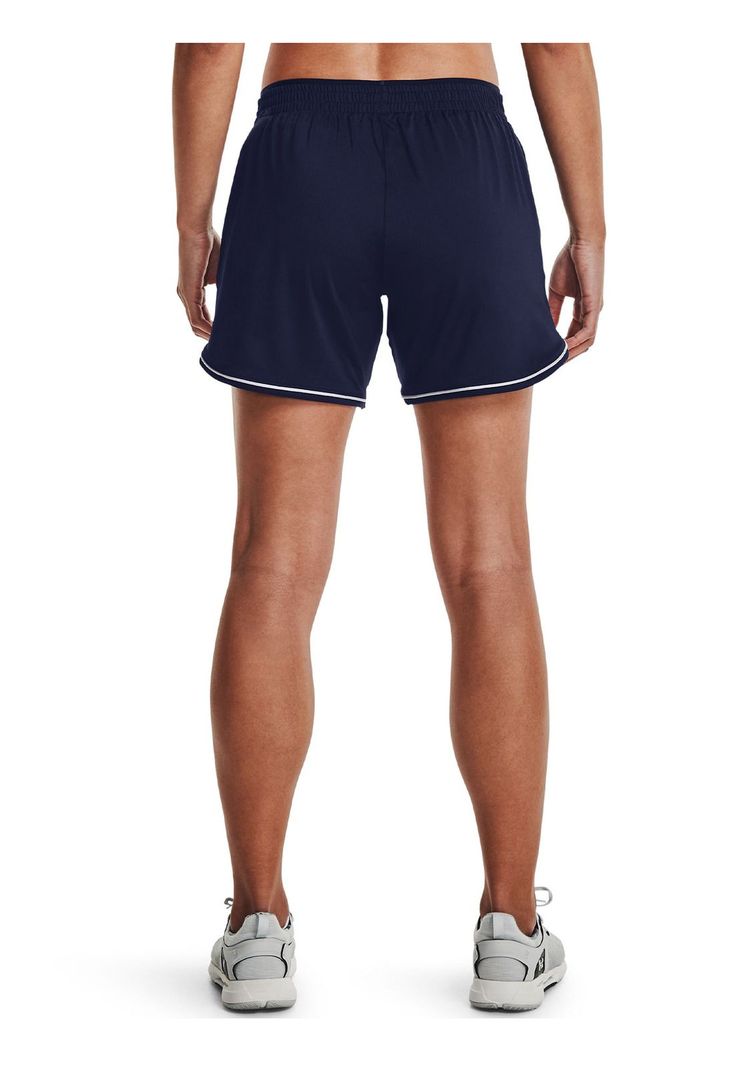 Shorts UA Knit para Mujer Azul Marino-4