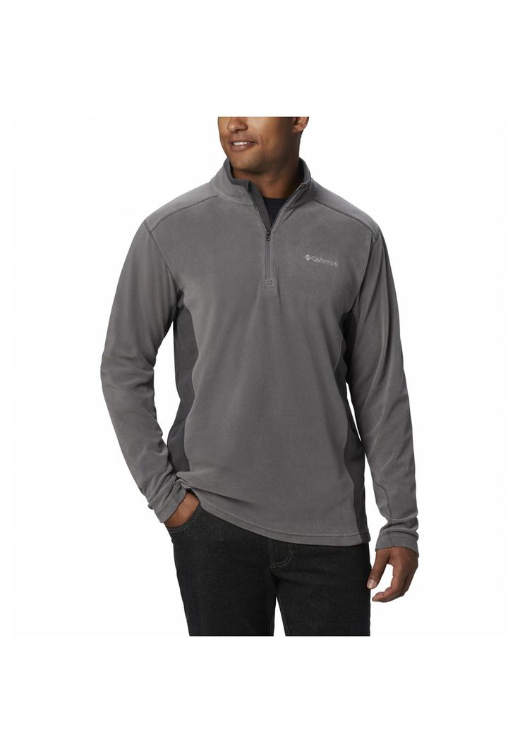 Polar Hombre Klamath Range Half Zip Gris-0