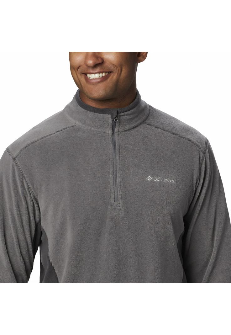 Polar Hombre Klamath Range Half Zip Gris-3