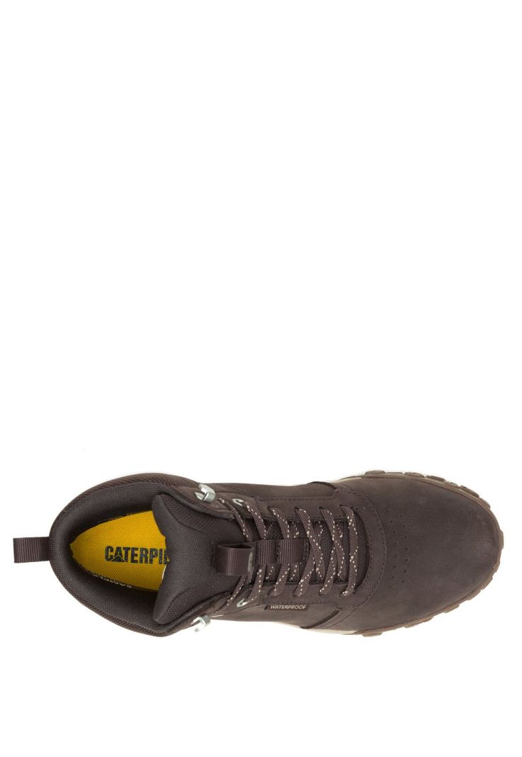 Botin Impermeable Cuero Hombre Hex Ready Mid Café-6