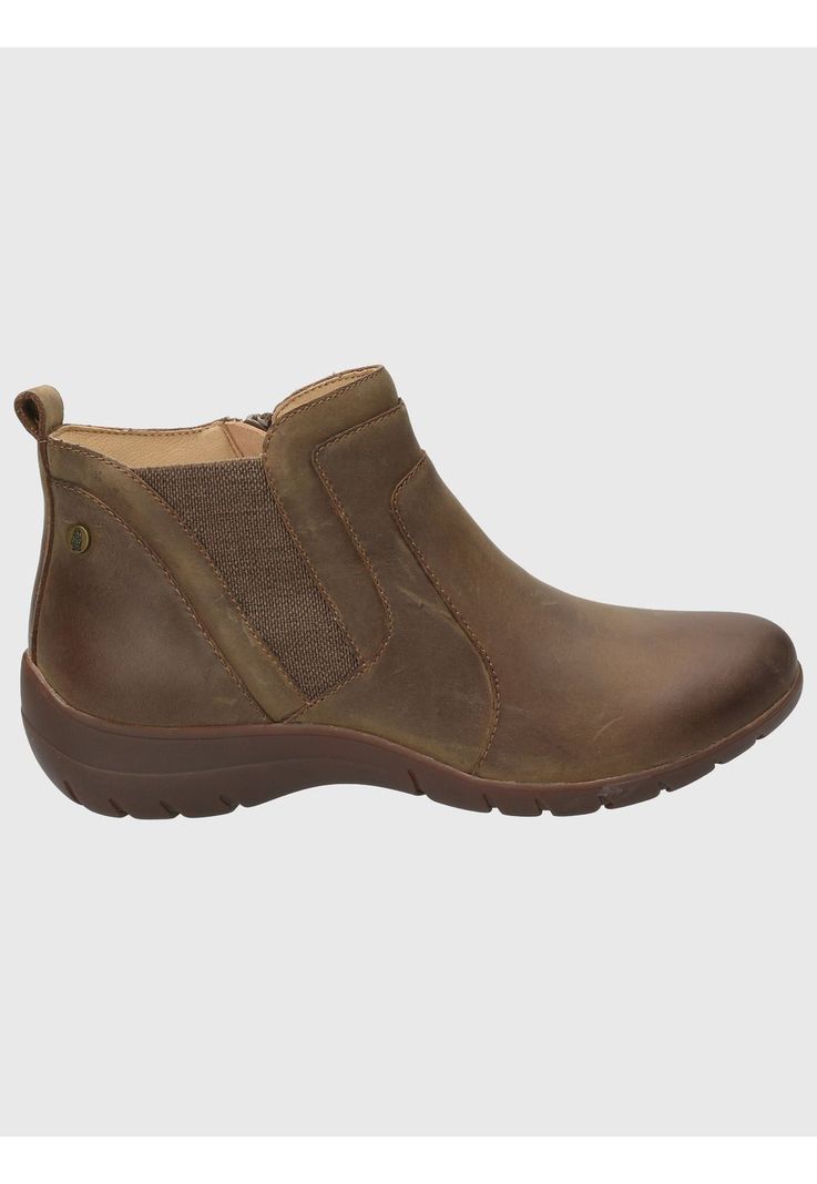 Botin Cuero Mujer Ever Café-1