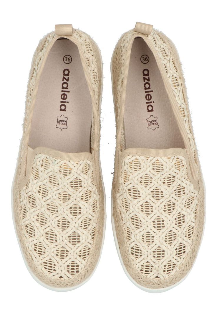 Alpargata Mujer Antonella Beige -7