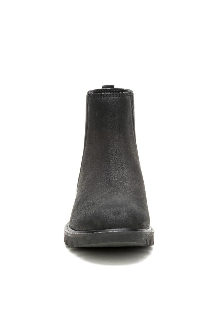 Botin Cuero Mujer Colorado Chelsea Negro-4