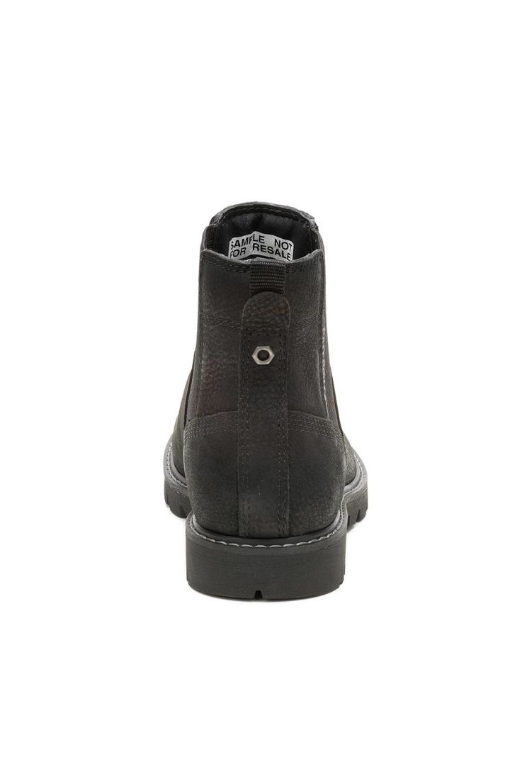 Botin Cuero Mujer Colorado Chelsea Negro-5