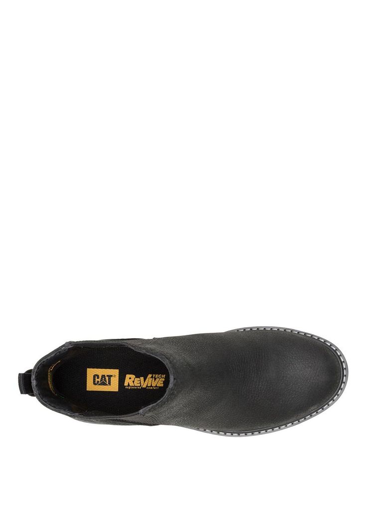 Botin Cuero Mujer Colorado Chelsea Negro-6