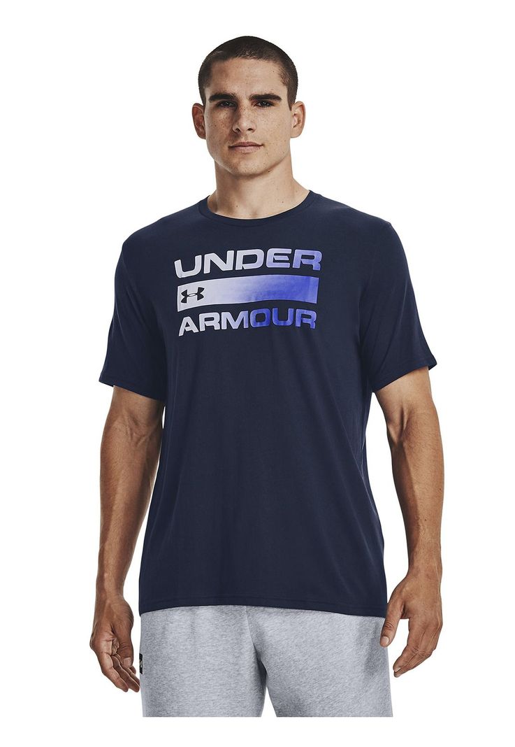 Polera manga corta TeamWordmrk hombre Azul-3