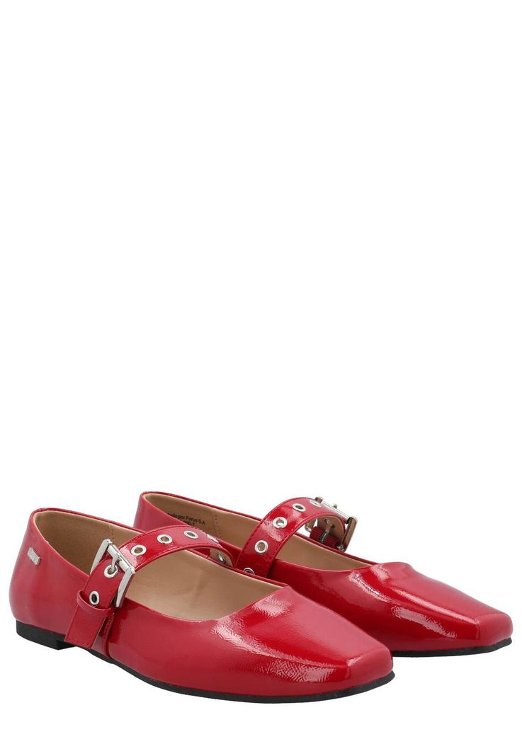 Ballerina Chelsea Mujer Rojo-8