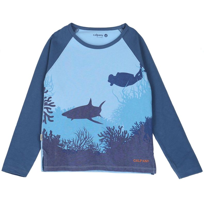 Polera Niño Diving Azul