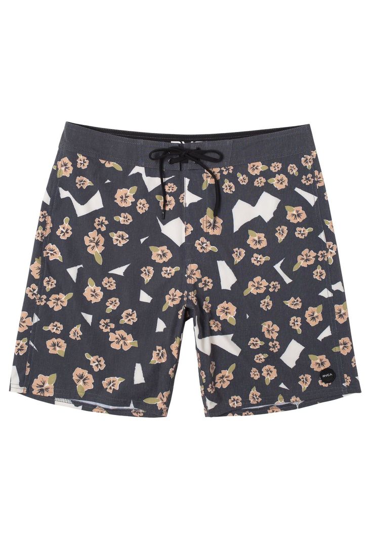 Traje De Baño Hombre Pop Flower Trun Negro-0