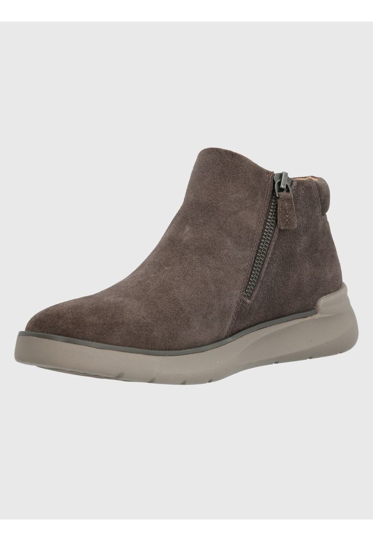 Botín Cuero Mujer Juliet Gris-4