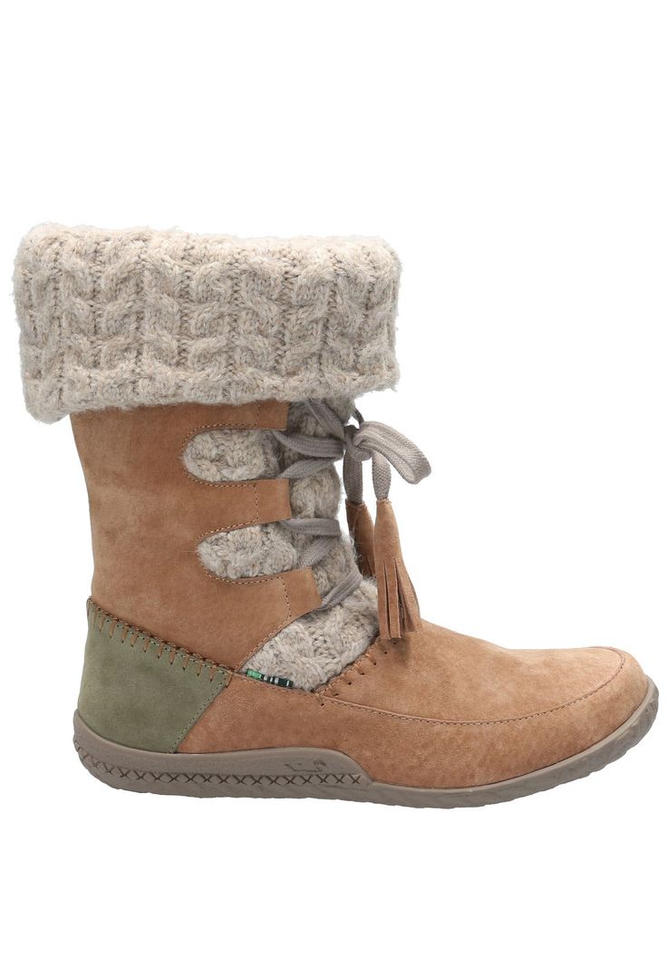 Bota Cuero Mujer New Tahoe Café Claro-0