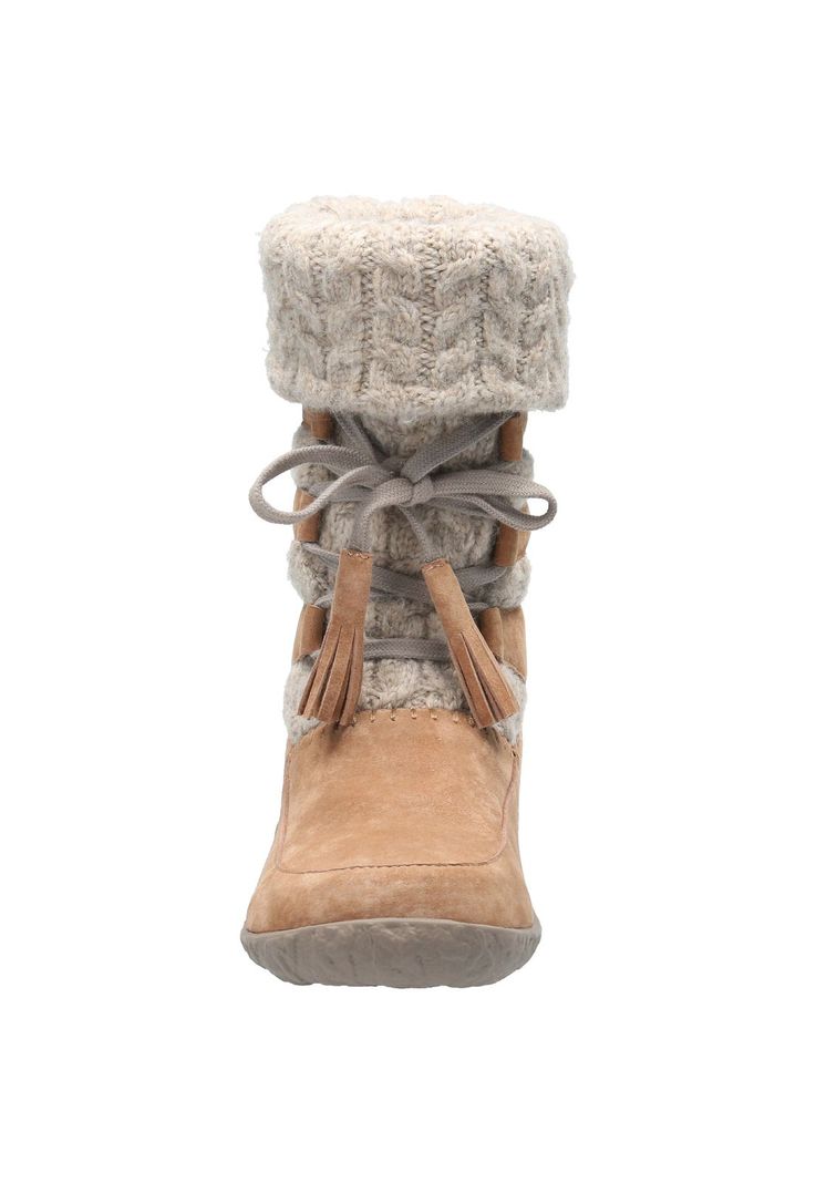 Bota Cuero Mujer New Tahoe Café Claro-3