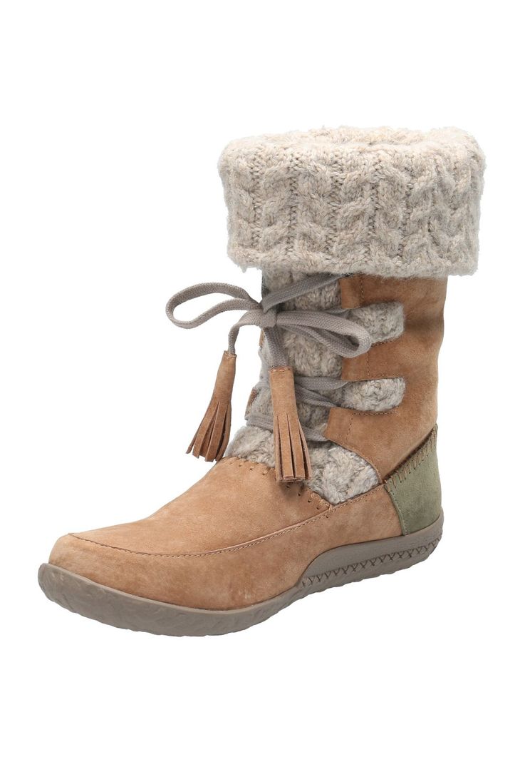 Bota Cuero Mujer New Tahoe Café Claro-4