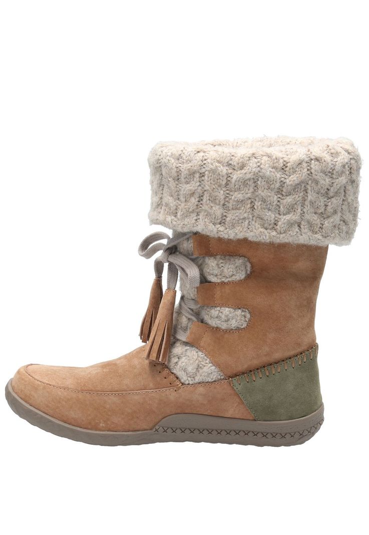 Bota Cuero Mujer New Tahoe Café Claro-5
