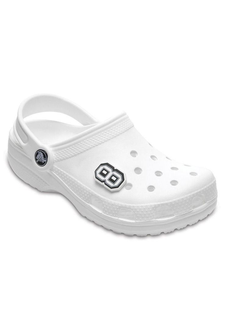 Jibbitz Crocs Número 8 Blanco-1