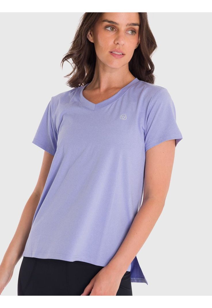 Polera Mujer V-Neck Violeta