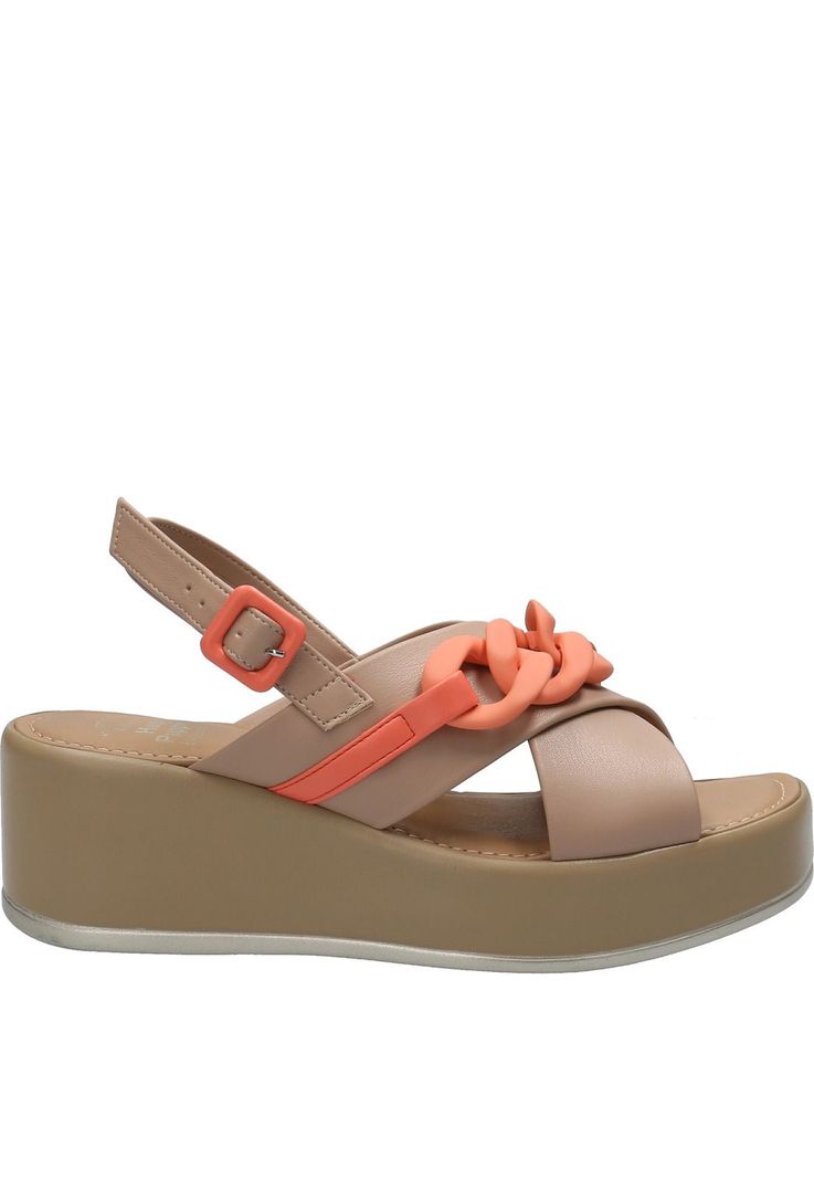 Sandalia Mujer Lara Beige-1