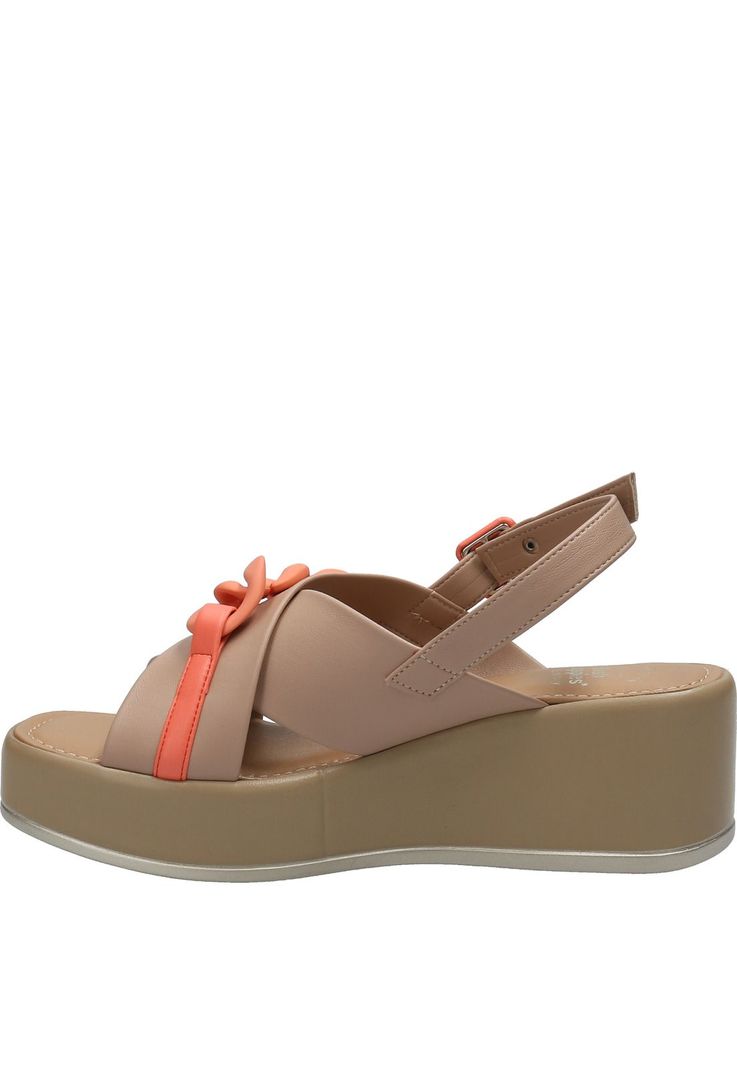 Sandalia Mujer Lara Beige-4