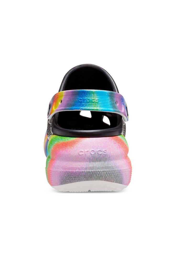 Zueco Mujer Crush Spray Dye Clog Negro-7