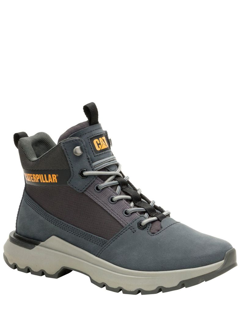 Caterpillar Zapatila Con Caña Hombre Colorado Sneaker Gris
