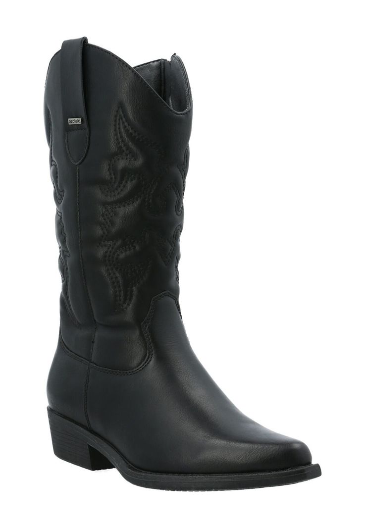 Bota Fleury Mujer Negro-0