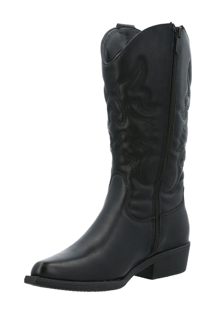Bota Fleury Mujer Negro-4