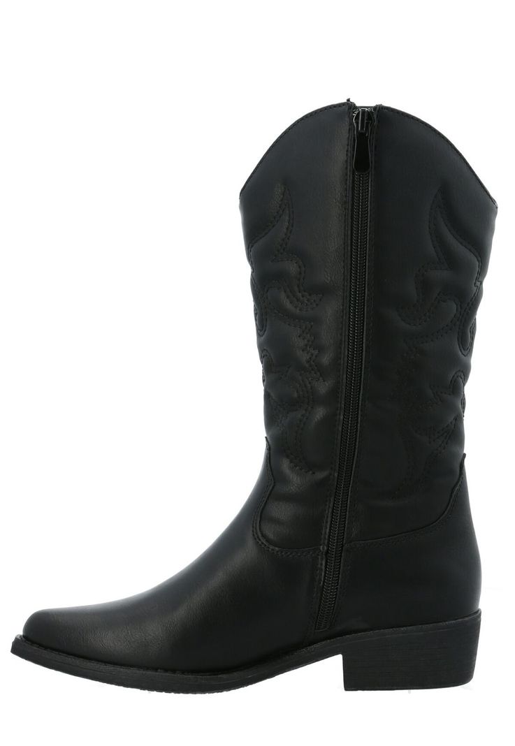 Bota Fleury Mujer Negro-5