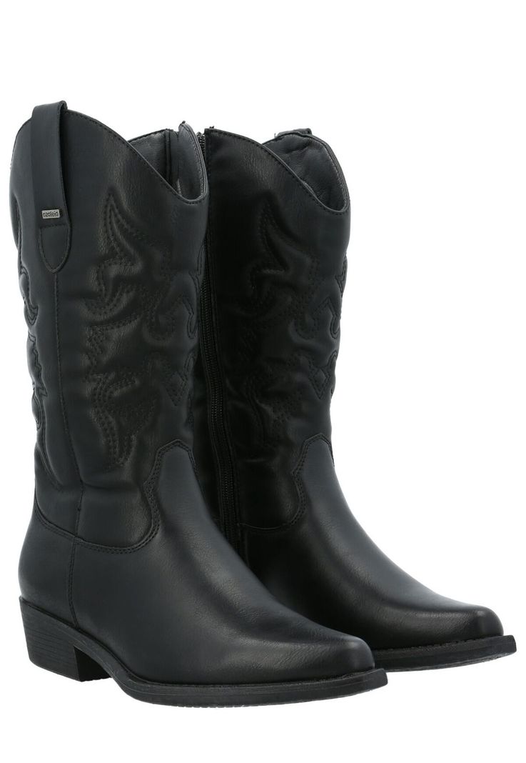 Bota Fleury Mujer Negro-8