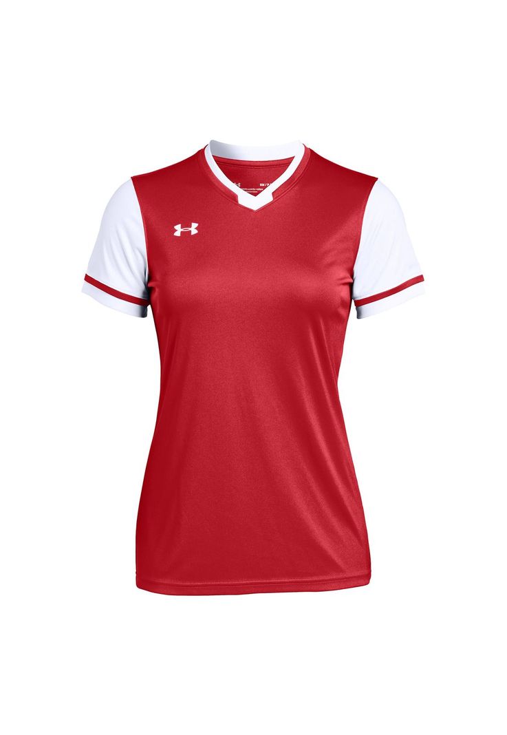 Polera UA "Máquina 2.0" para mujer Rojo-0