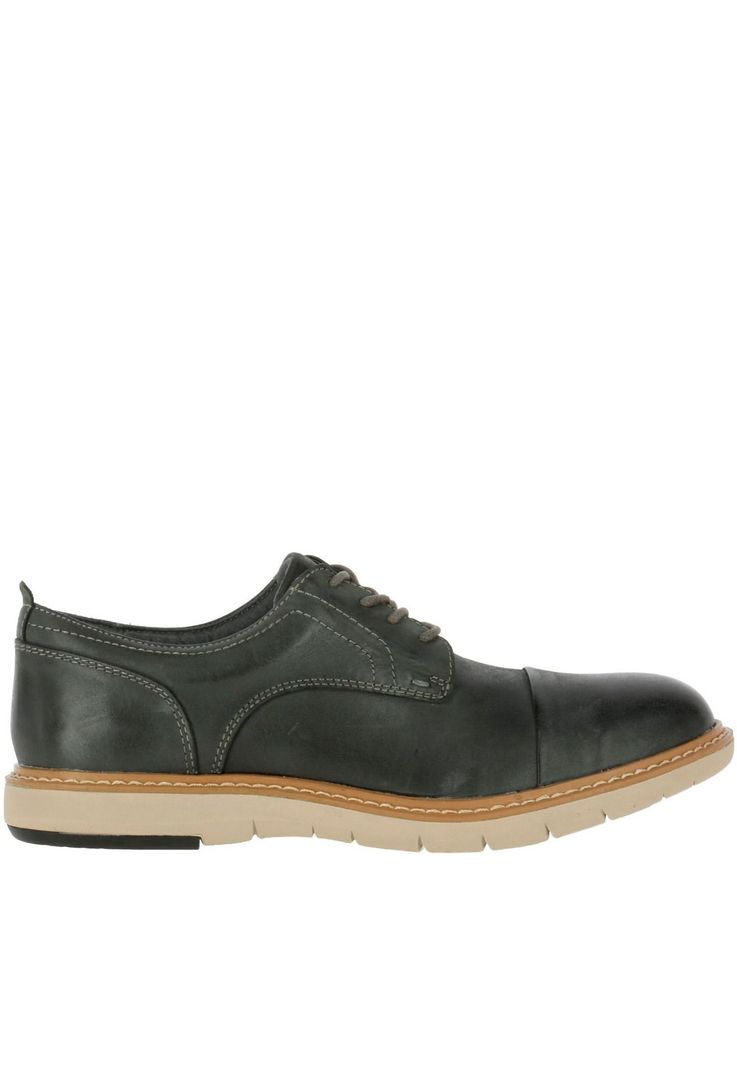 Zapato Cuero Jackson Low Gris-2