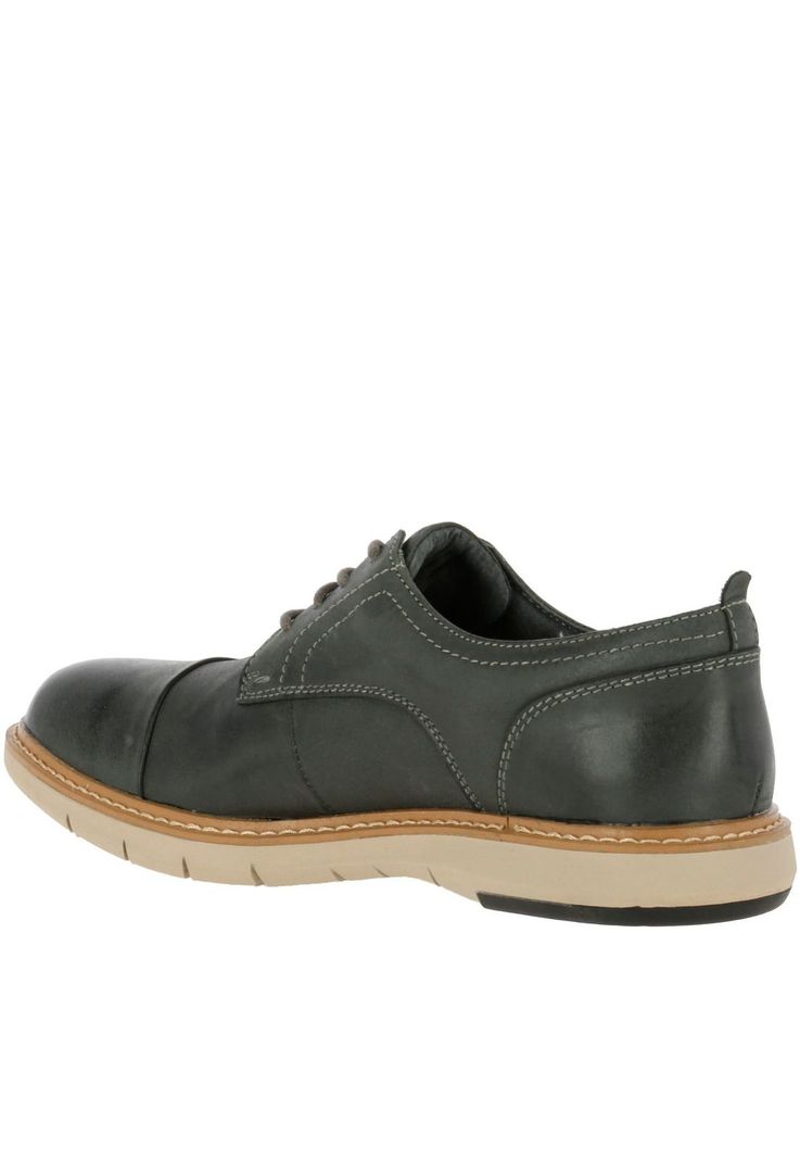 Zapato Cuero Jackson Low Gris-4
